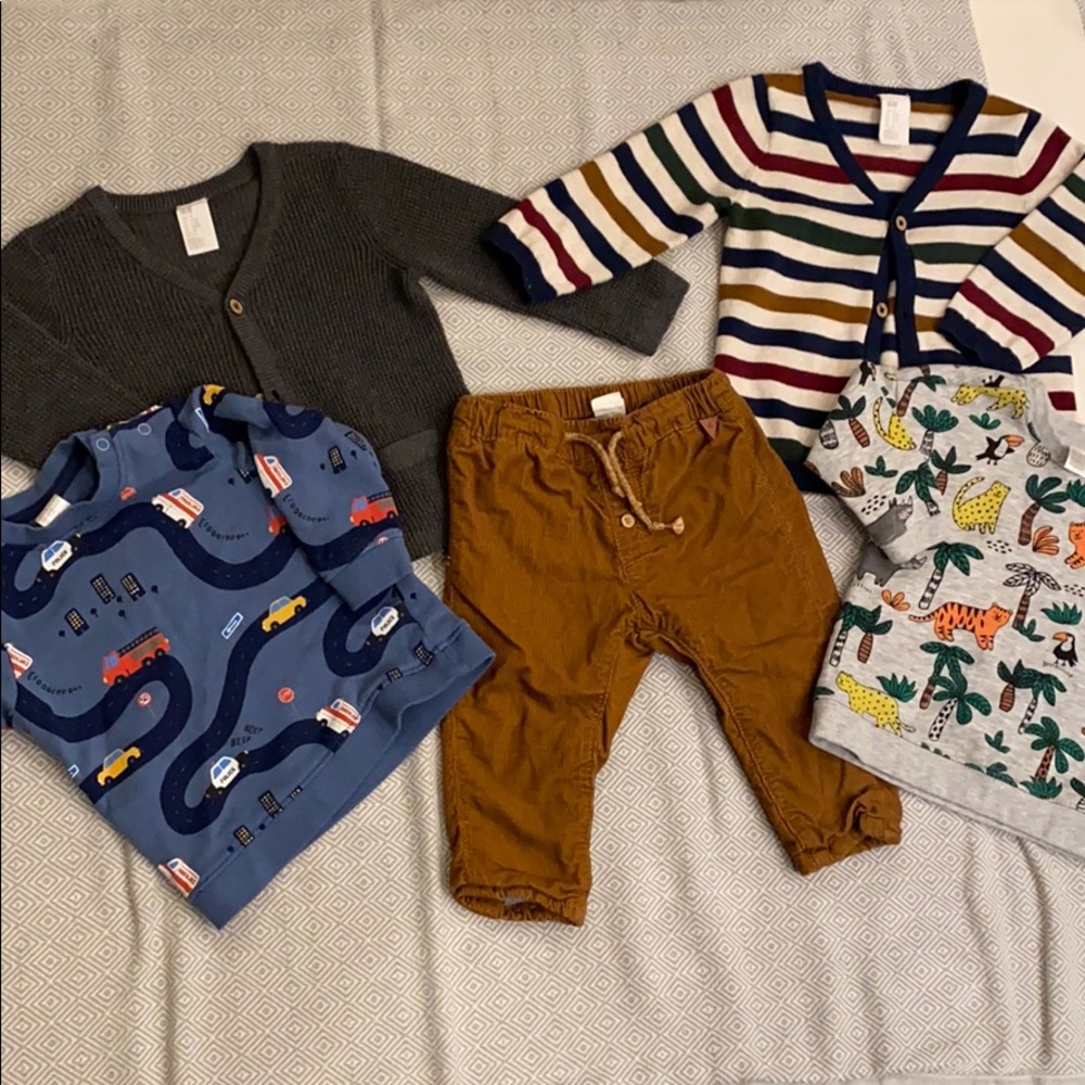 Stylish & cute 6-9 mo baby boy H&M bundle